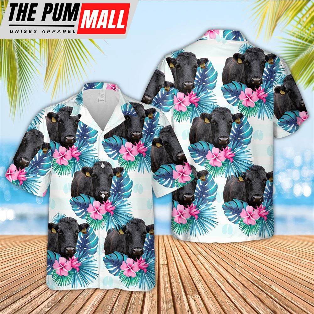 Farm Hawaiian Shirt, Dexter Foot Sign Pattern 3D Hawaiian Shirt, Animal Hawaiian Shirt