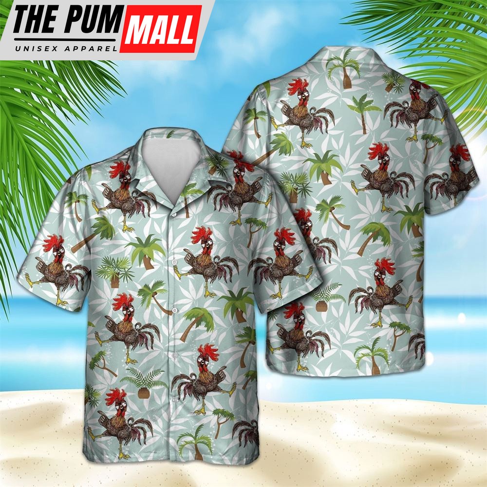 Farm Hawaiian Shirt, Funny Chicken Hawaiian Shirt For Men And Women, Animal Hawaiian Shirt