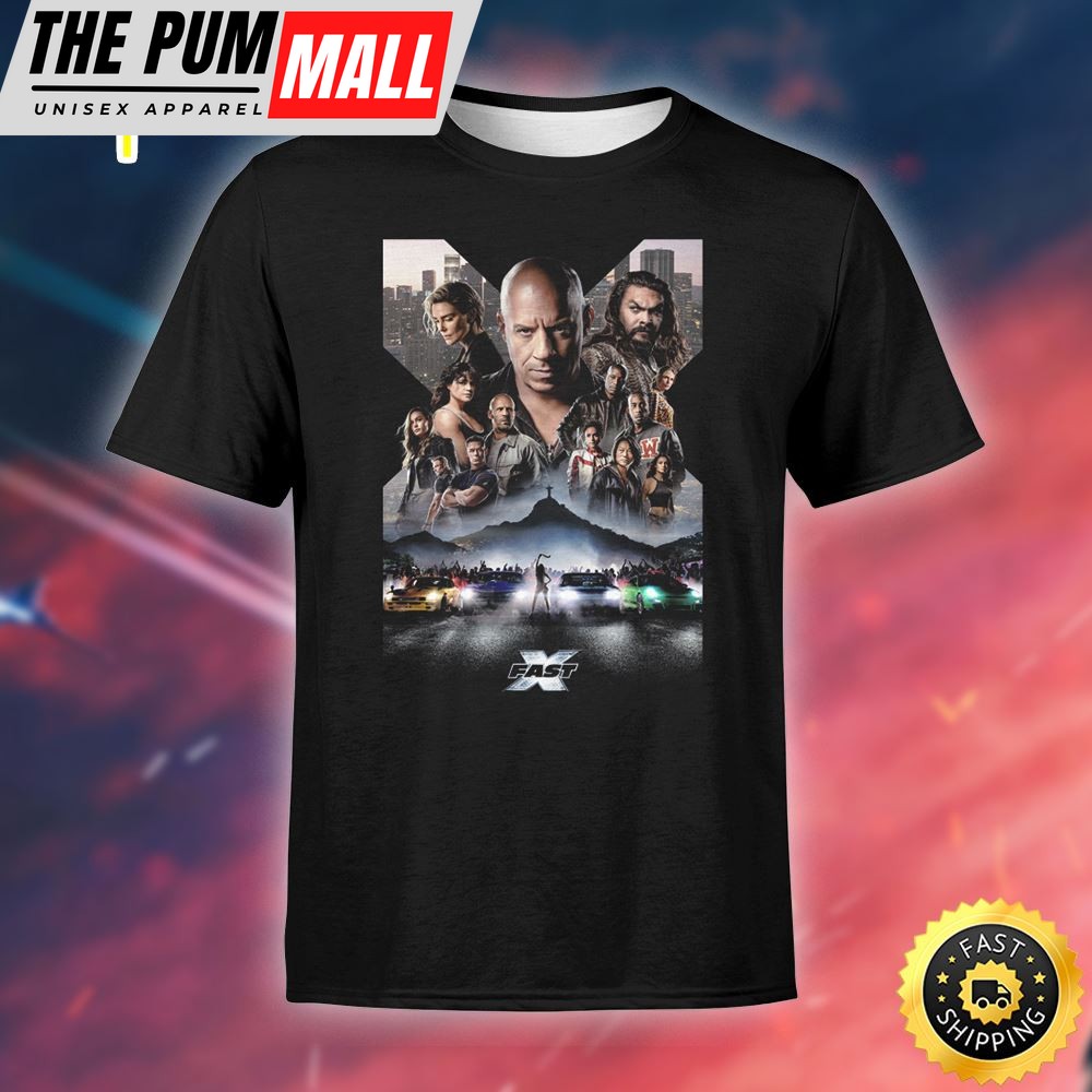 Fast X Fast And Furious New Poster Movie 2025 Unisex T-shirt