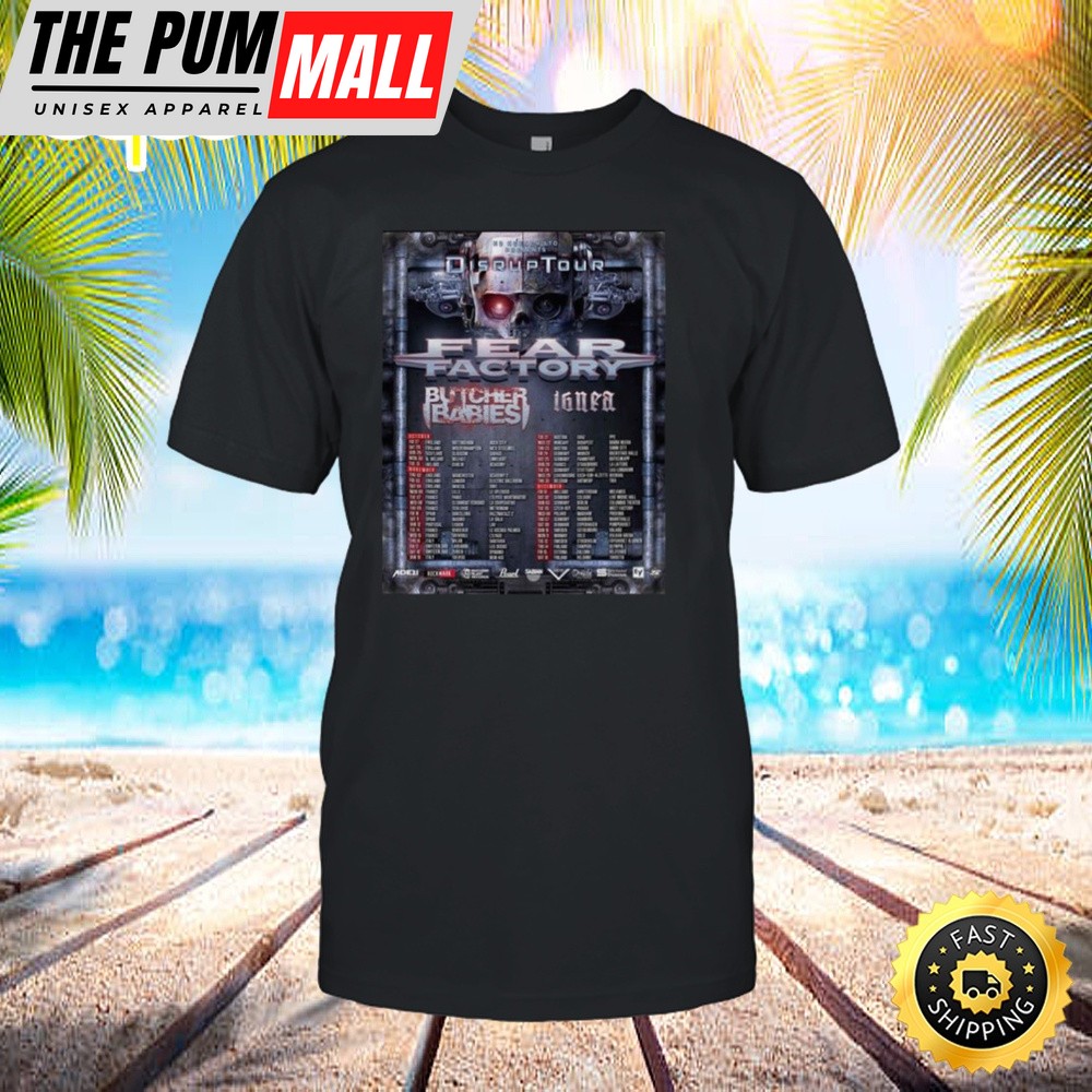 Fear Factory Announce European Tour 2025 Shirt