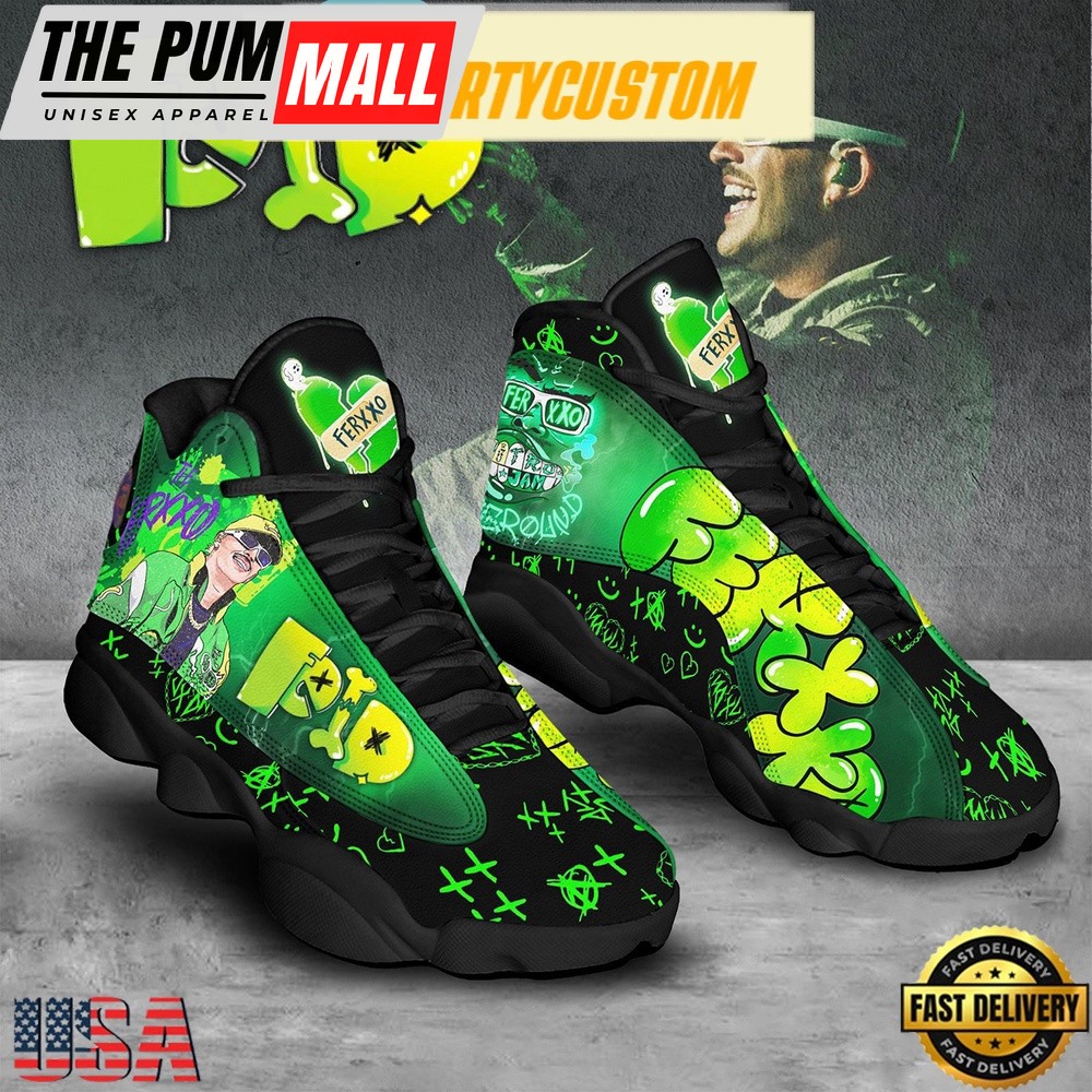 Feid Latina Stars Ferxxo Fan Air Jd 13 Shoes Running Sneakers For Womens