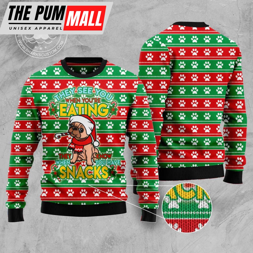 festive-french-bulldog-ugly-christmas-sweater-snack-loving-delight-i8s77cs9 Festive French Bulldog Ugly Christmas Sweater – Snack-Loving Delight!