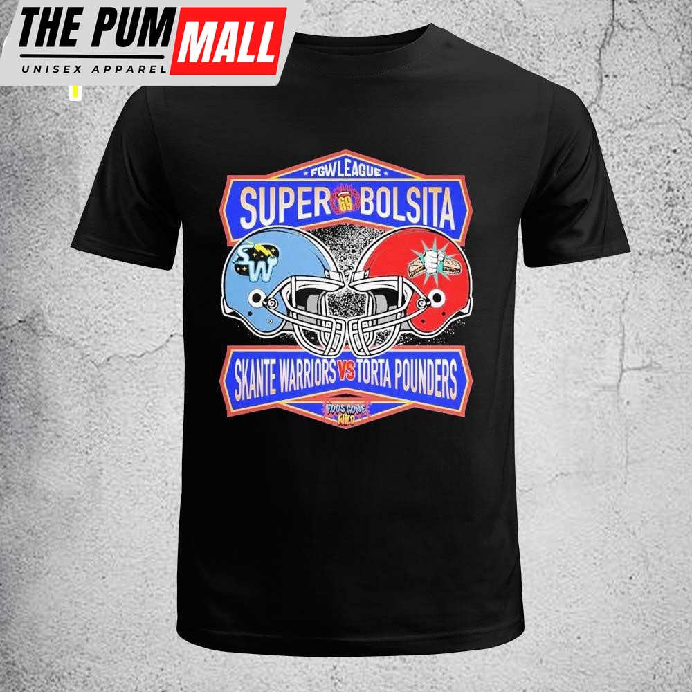 Fgw League Super Bolsita Skante Warriors And Torta Pounders Unisex T-Shirt