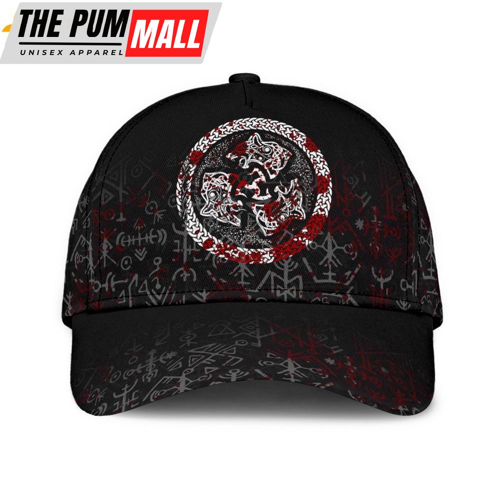 Fierce Blood Wolf Symbol Of A Viking Nordic Classic Baseball Cap