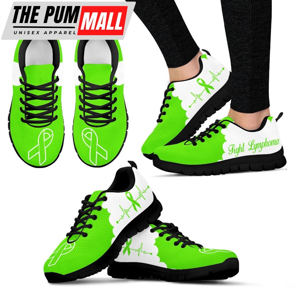 Fight Lymphoma Shoes Cloudy Sneaker Walking Shoes – Best Gift For Men And Women – Shoes Gift For Adults