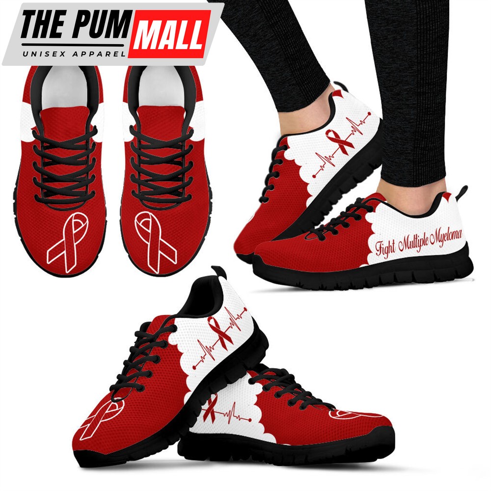Fight Multiple Myeloma Shoes Cloudy Sneaker Walking Shoes – Best Gift For Men And Women – Cancer Awareness Shoes Malalan