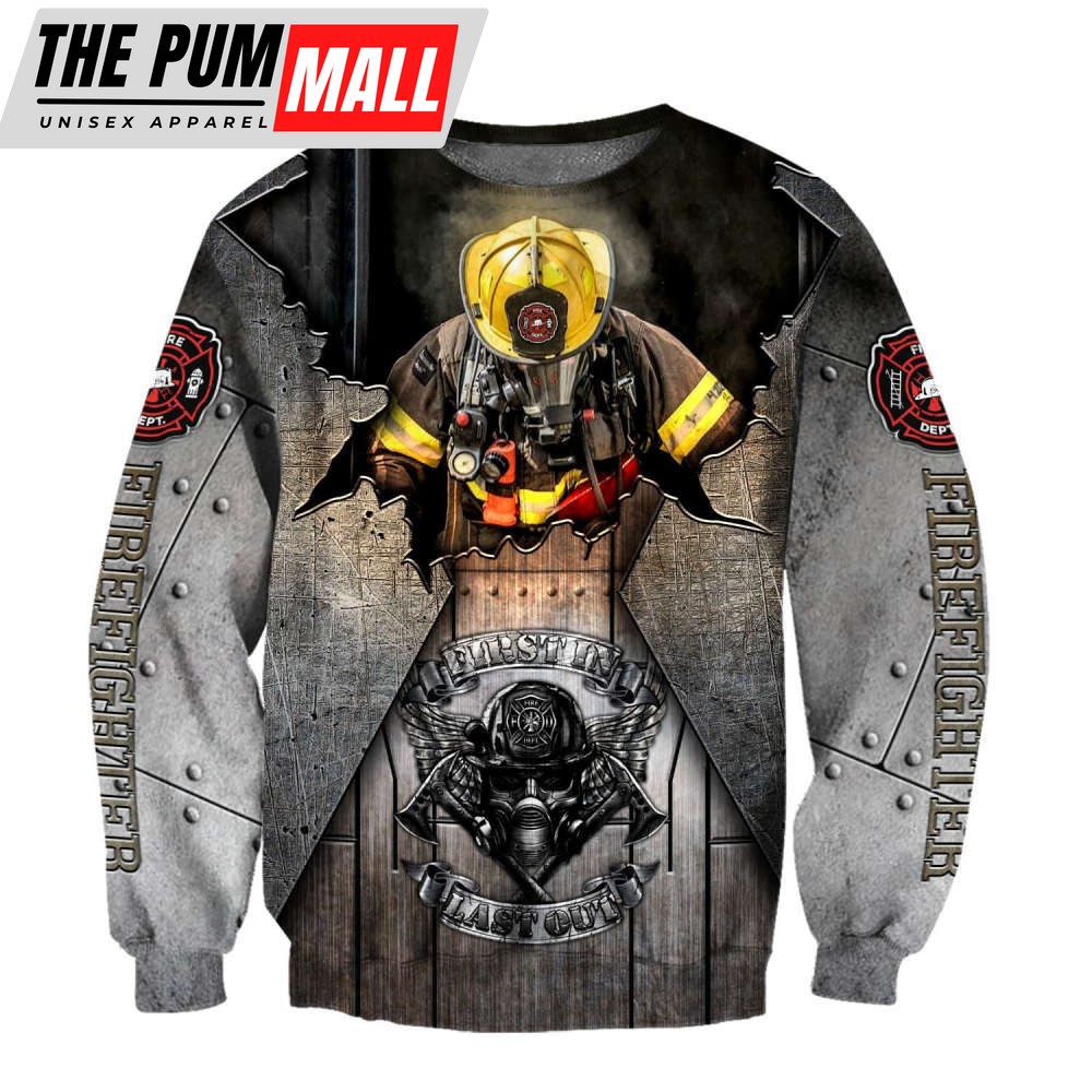 Firefighter Inside Body Ugly Christmas Sweater – Perfect Gift for Christmas Day