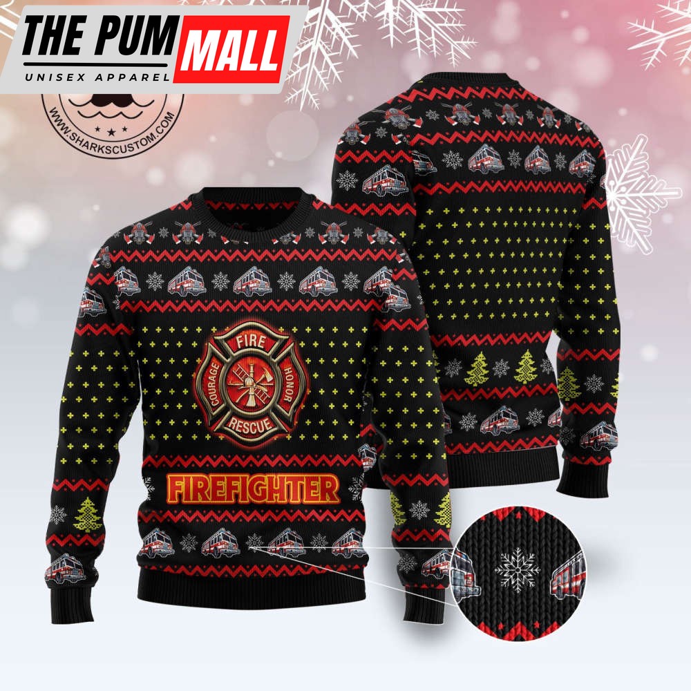 firefighter-lover-tg51019-ugly-christmas-sweater-best-christmas-gift-with-noe-85fwwcmn Firefighter Lover TG51019 – Ugly Christmas Sweater: Best Christmas Gift with Noel Malalan s Signature Perfect Christmas Gift