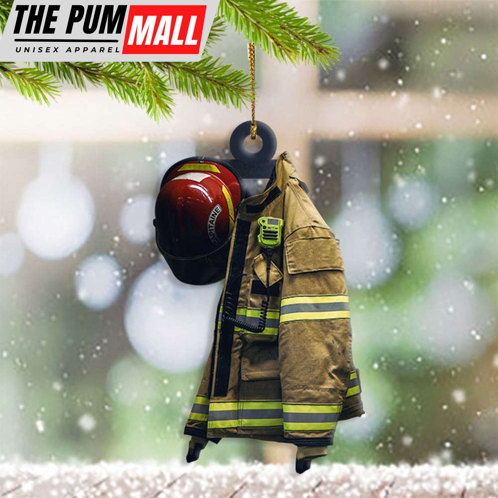 Firefighter Uniform Ornament Christmas Ornament Hangers Gifts For Firefighter Limited Edition
