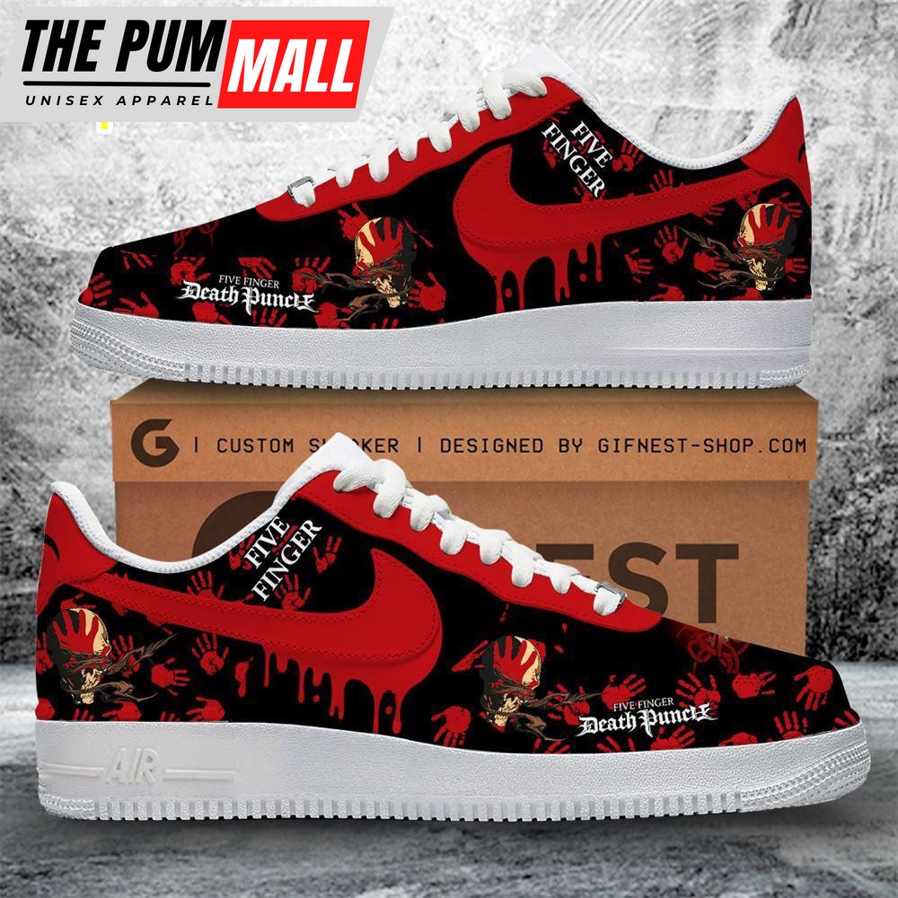 Five Finger Death Punch Air Force 1 Sneaker  Gift For Christmas