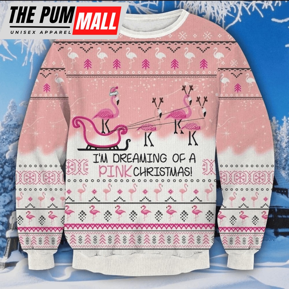 Flamingo Dream Ugly Christmas Sweater – Gift For Christmas US1967