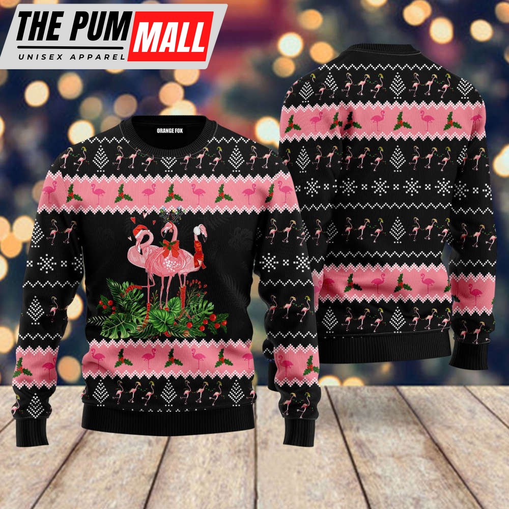 flamingo-jingle-bell-tropical-ugly-christmas-sweater-gift-for-christmas-uh1803-8ldex7ty Flamingo Jingle Bell Tropical Ugly Christmas Sweater Gift For Christmas UH1803