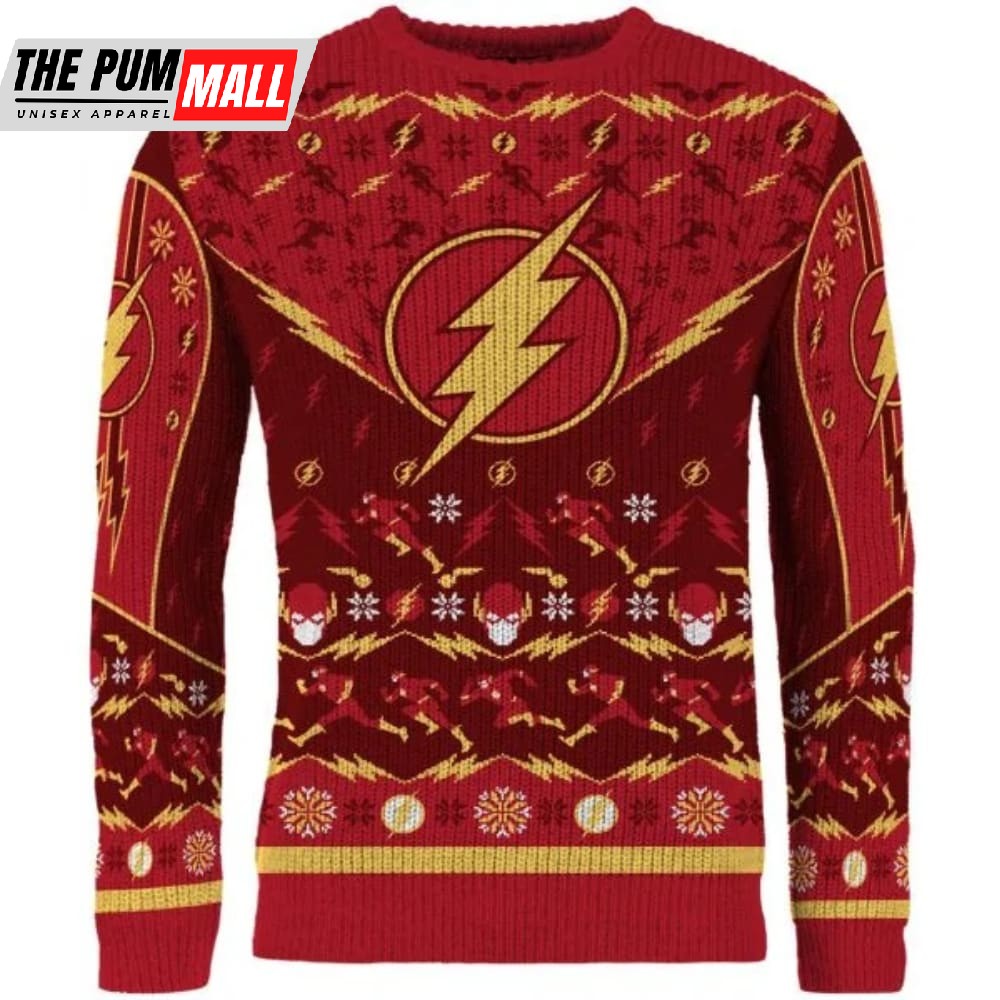 Flash Little Runner Boy Christmas Sweater