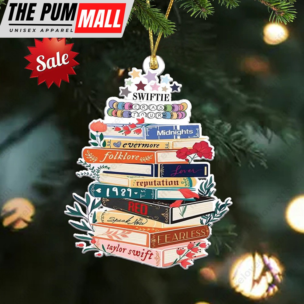 Floral Book Album Taylor Swift Ornament Christmas Gifts for Fans Limited Edition