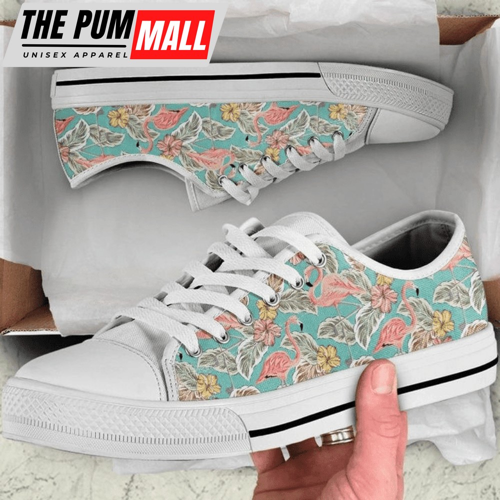 Floral Dog Low Top Shoes PN206254Sb: Blossom into Canine Elegance