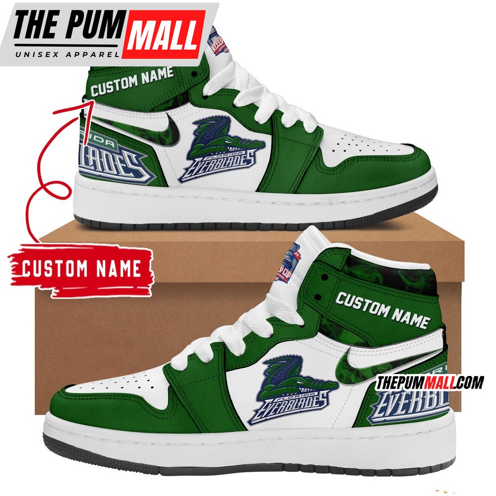 Florida Everblades 4Times Champions Air Jd 1 Hightop Shoes