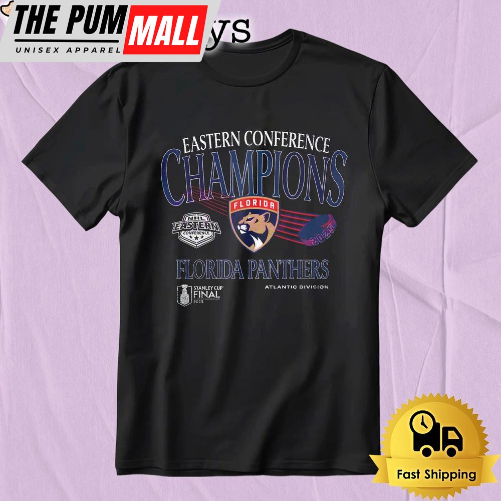 Florida Panthers 2025 Eastern Conference Champions Old School T Shirt