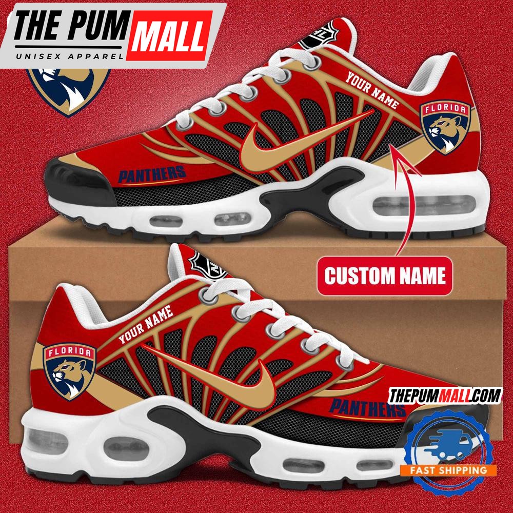 Florida Panthers Champion NHL Stanley Cup 2025 Air Max Plus Shoes