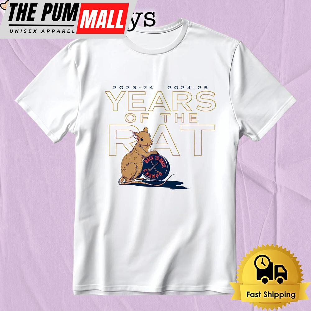 Florida Panthers Years Of The Rat Back To Back Champs T-Shirt