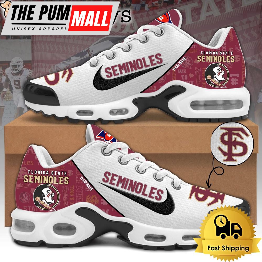 Florida State Seminoles Football Mascot Symbol Custom Air Max Plus Shoes