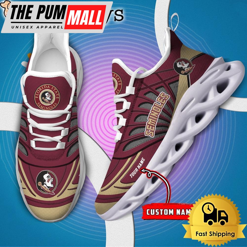 Florida State Seminoles NCAA Custom Max Soul Shoes Sneaker