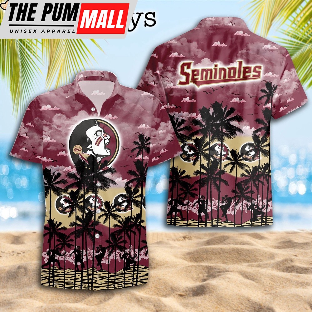 Florida State Seminoles Palms Tree Hawaiian Shirt
