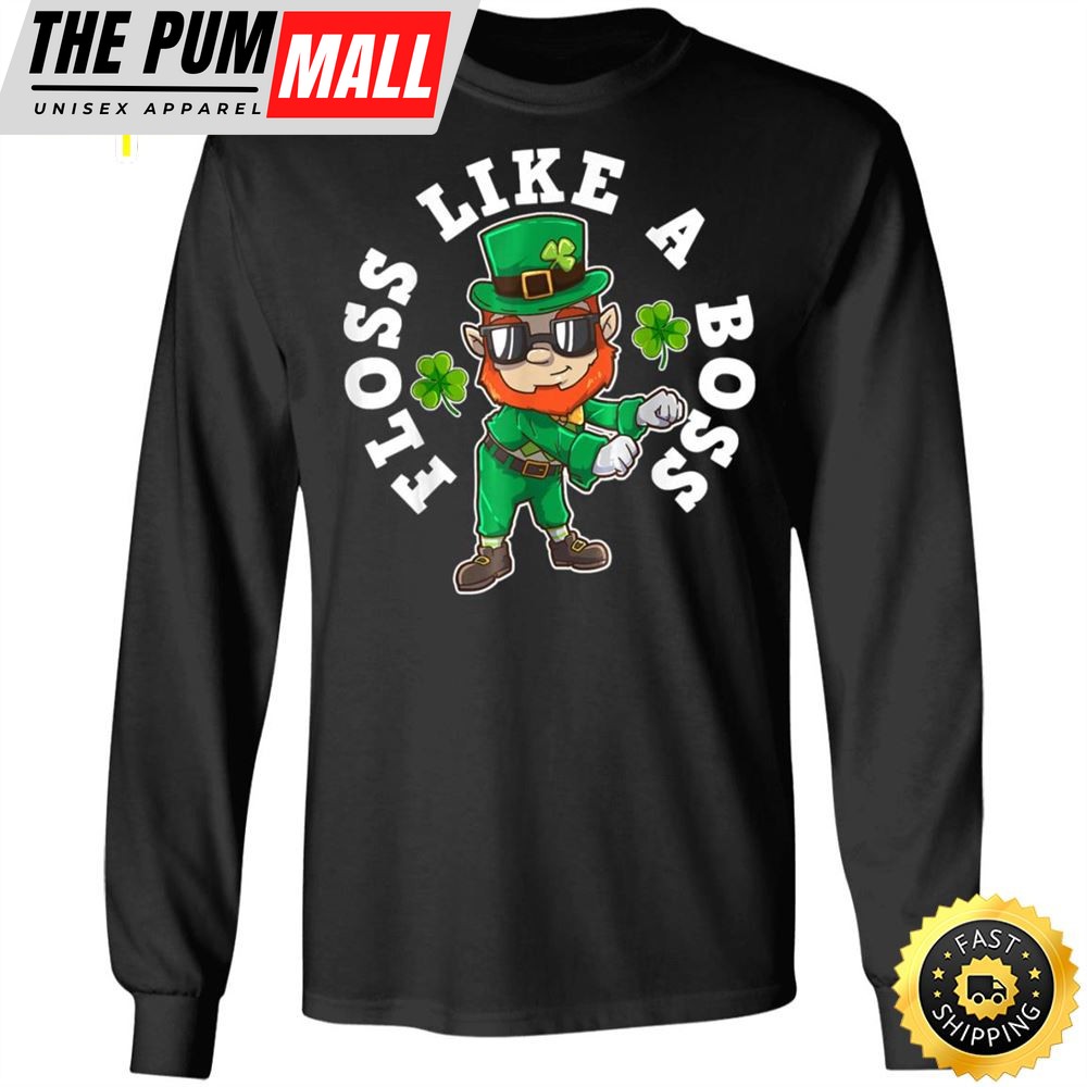 Flossing Leprechaun St. Patricks Day Irish Shamrock Happy St. Patricks Day Shirt