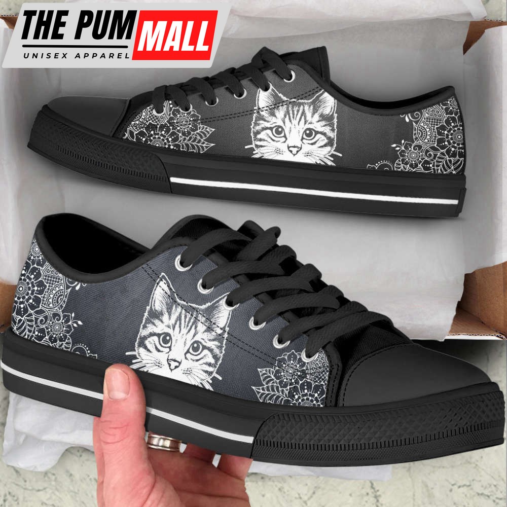 flower-sketch-low-top-canvas-shoes-best-cat-lover-shoes-ex4k24w5 Flower Sketch Low Top Canvas Shoes – Best Cat Lover Shoes