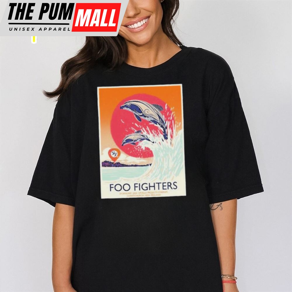 Foo Fighters 2025 Apollo Projects Stadium Christchurch, Nz T Shirts