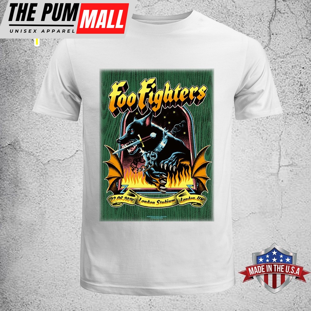 Foo Fighters 22.6 London UK MusicTour 2025 Unisex T-Shirt