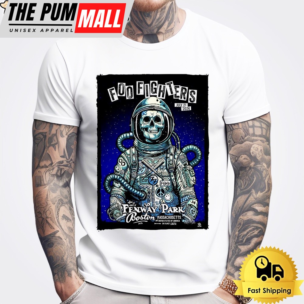 Foo Fighters At Fenway Park In Boston MA On July 21 2024 Unisex T-Shirt