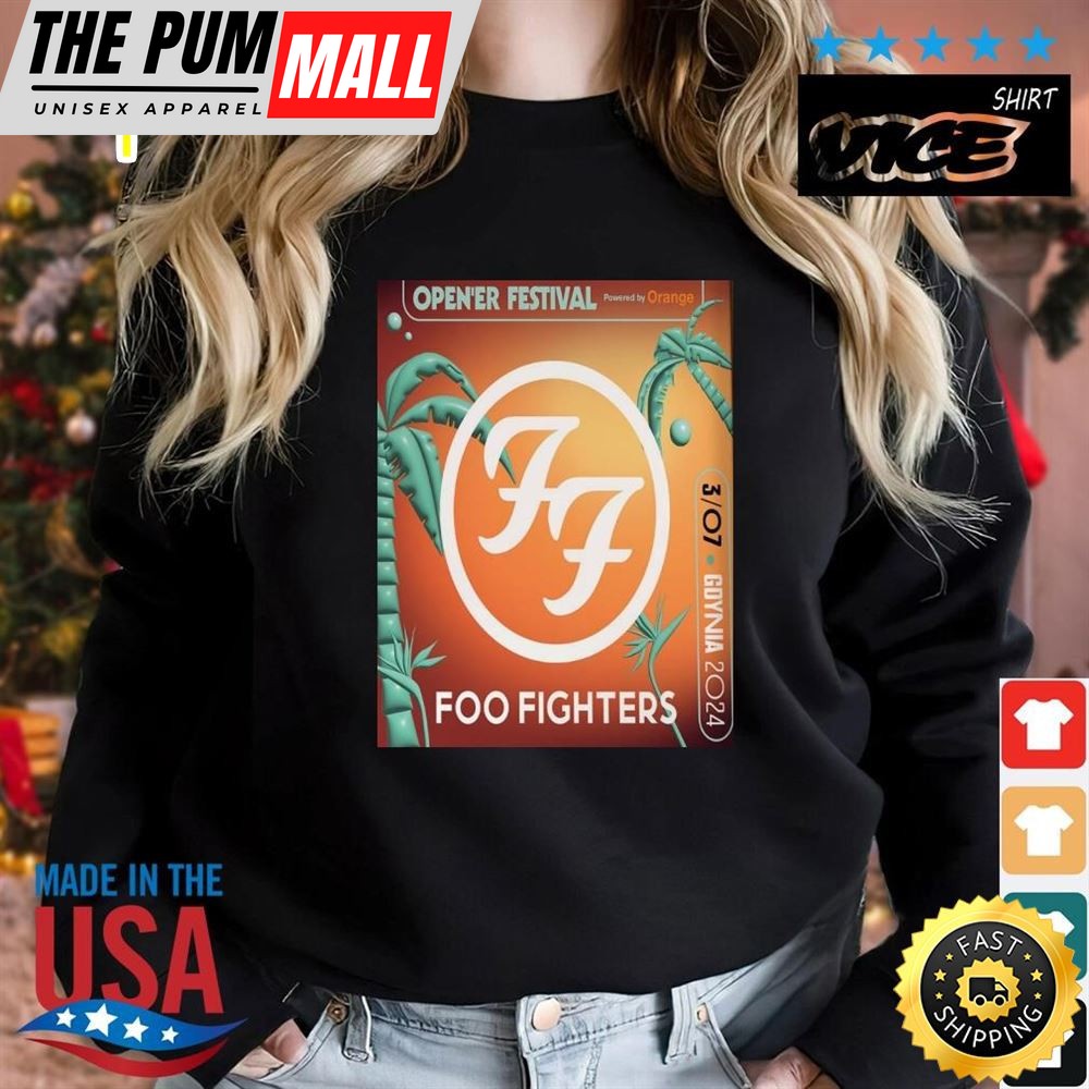Foo Fighters At Opener Festival 3 July 2025 Shirt