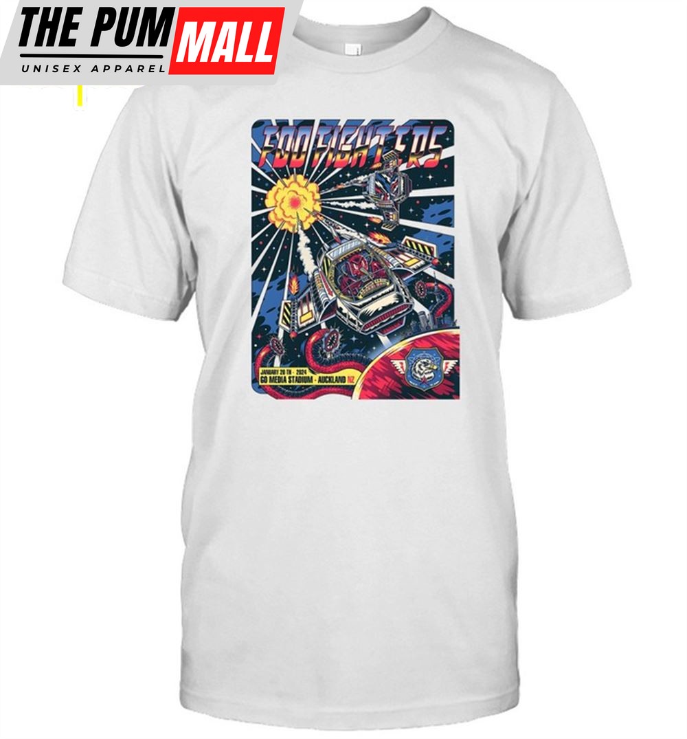 Foo Fighters Auckland 2025 Tour Shirt