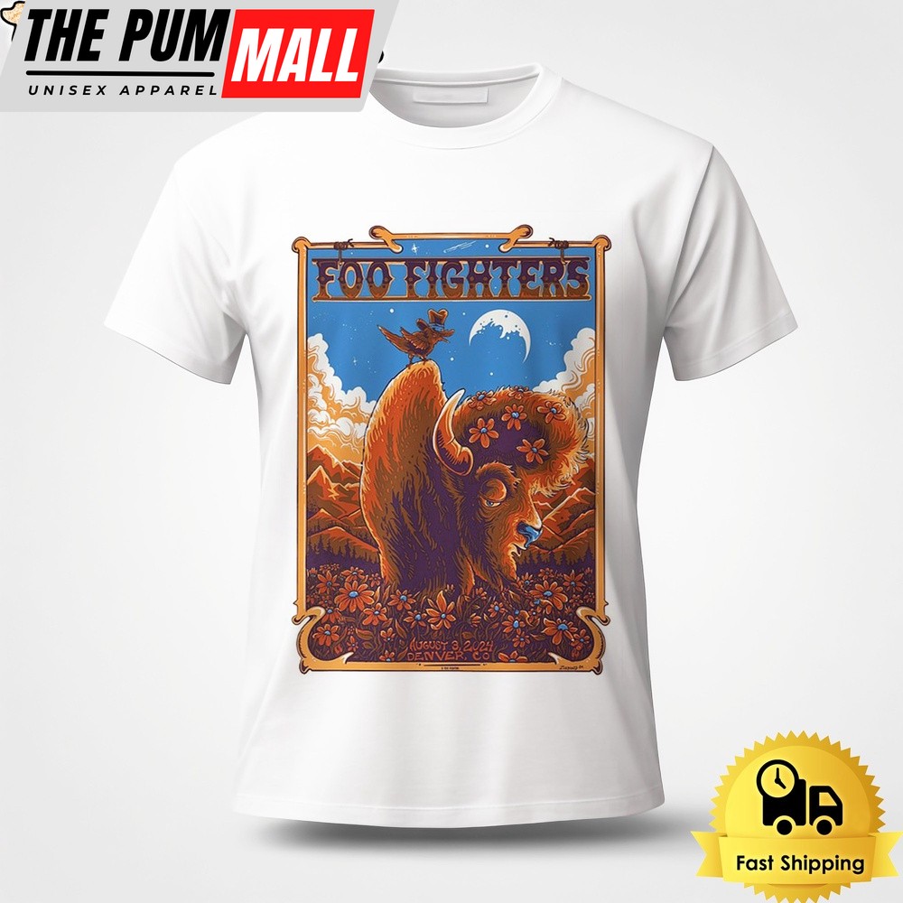 Foo Fighters August 3 2024 Empower Field At Mile High In Denver CO Unisex T-Shirt
