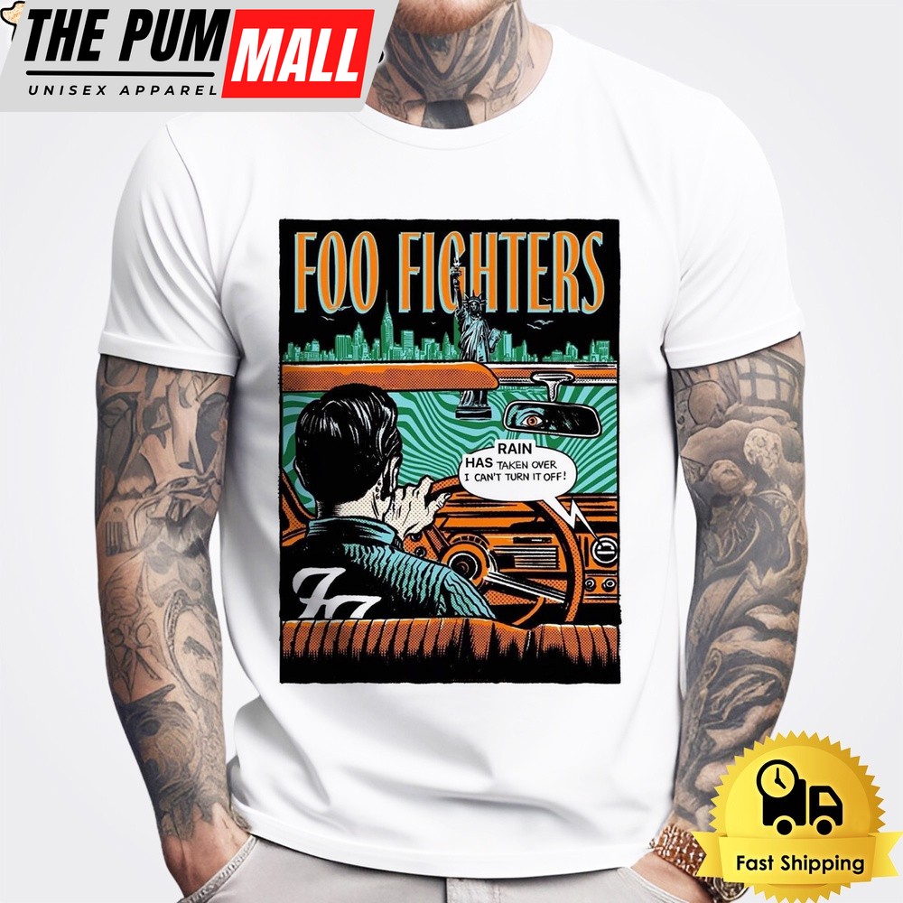Foo Fighters Tour New York City Tonight At Citi Field On July 17 2024 Unisex T-Shirt