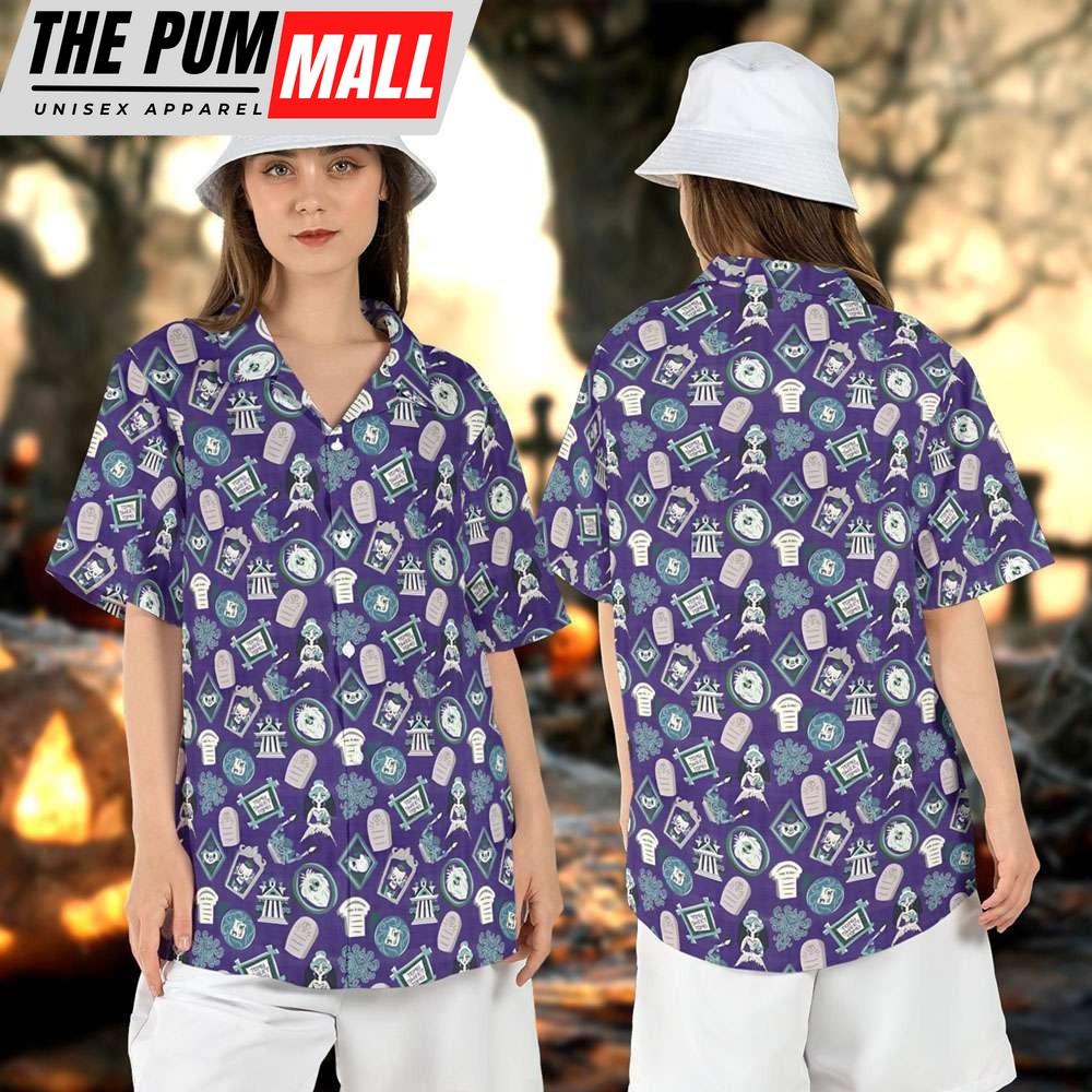 Foolish Mortals Haunted Mansion Halloween Hawaiian Shirt