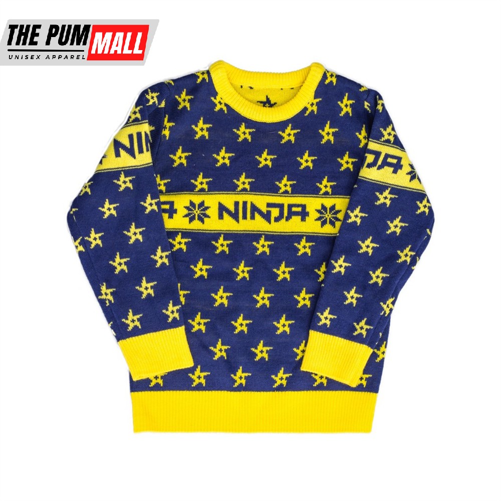 Fortnite Ninja Ugly Christmas Sweater With Shuriken