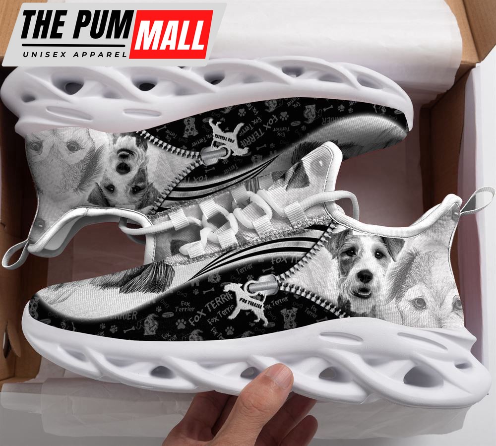 Fox Terrier Sketch Max Soul Shoes For Women Men Kid, Gift For Pet Lover