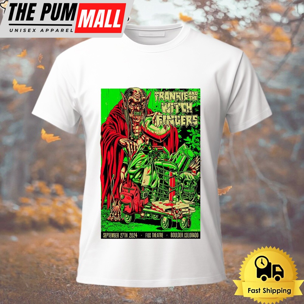 Frankie And The Witch Fingers September 27 2024 Fox theatre Boulder CO T Shirt