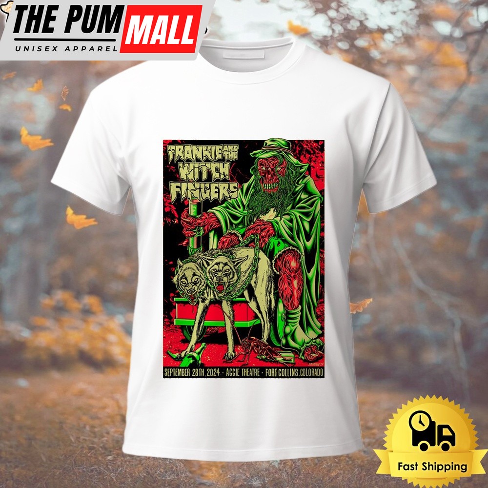 Frankie and the Witch Fingers September 28 2024 Aggie Theatre In Ft Collins CO T Shirt