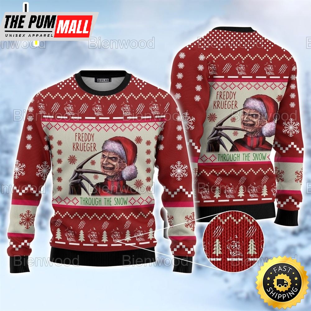 Freddy Krueger Xmas Christmas Ugly Sweater