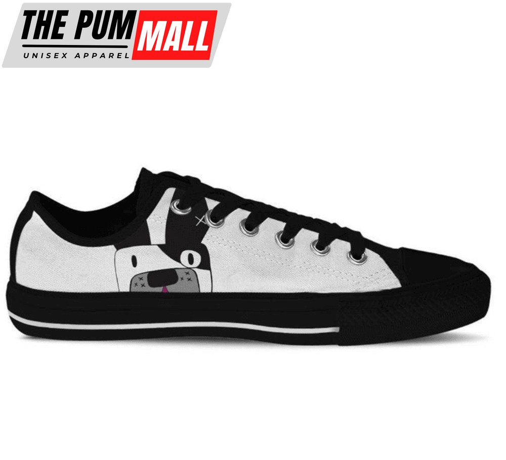 French Bulldog Men s Low Top Shoes – Stylish & Comfortable Footwear