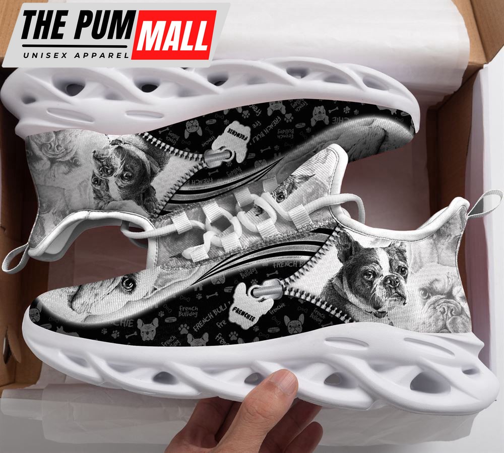 French Bulldog Sketch Max Soul Shoes For Women Men Kid, Gift For Pet Lover