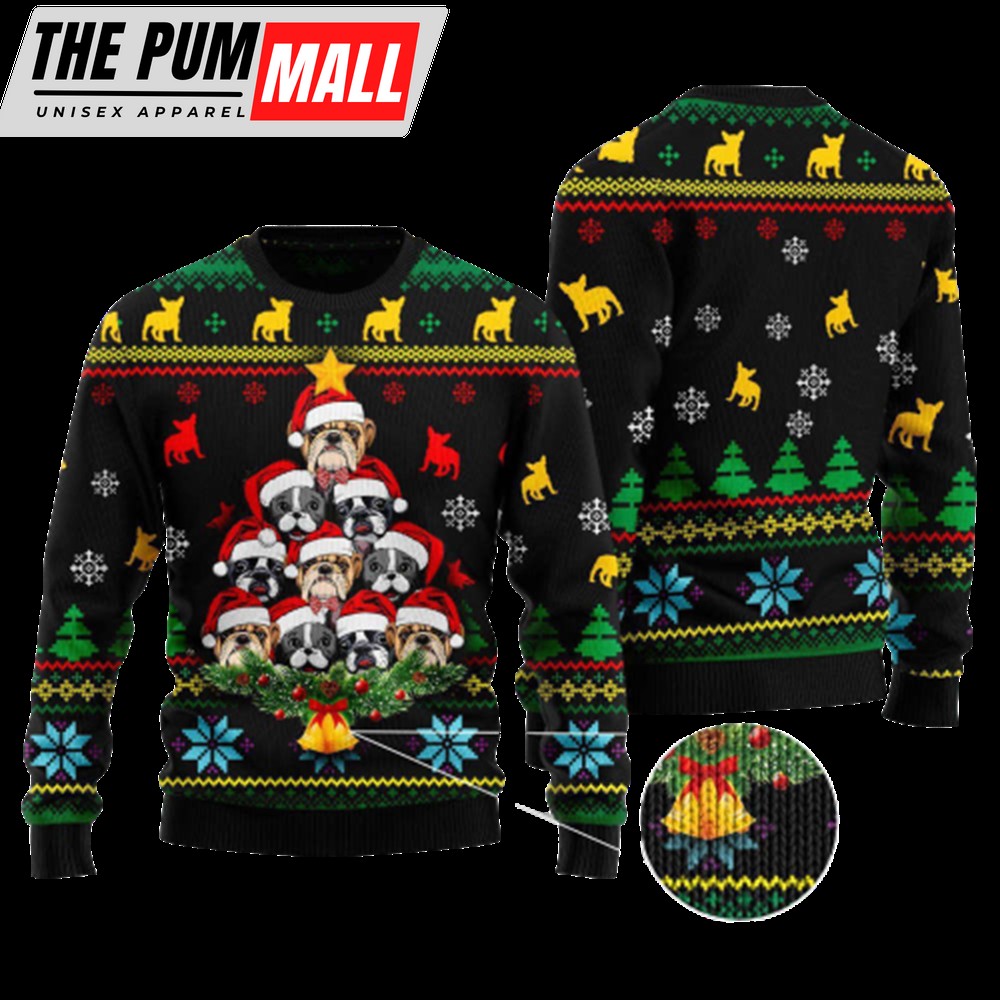 French Bulldog Ugly Christmas Sweater For Men & Women, Gift For Christmas