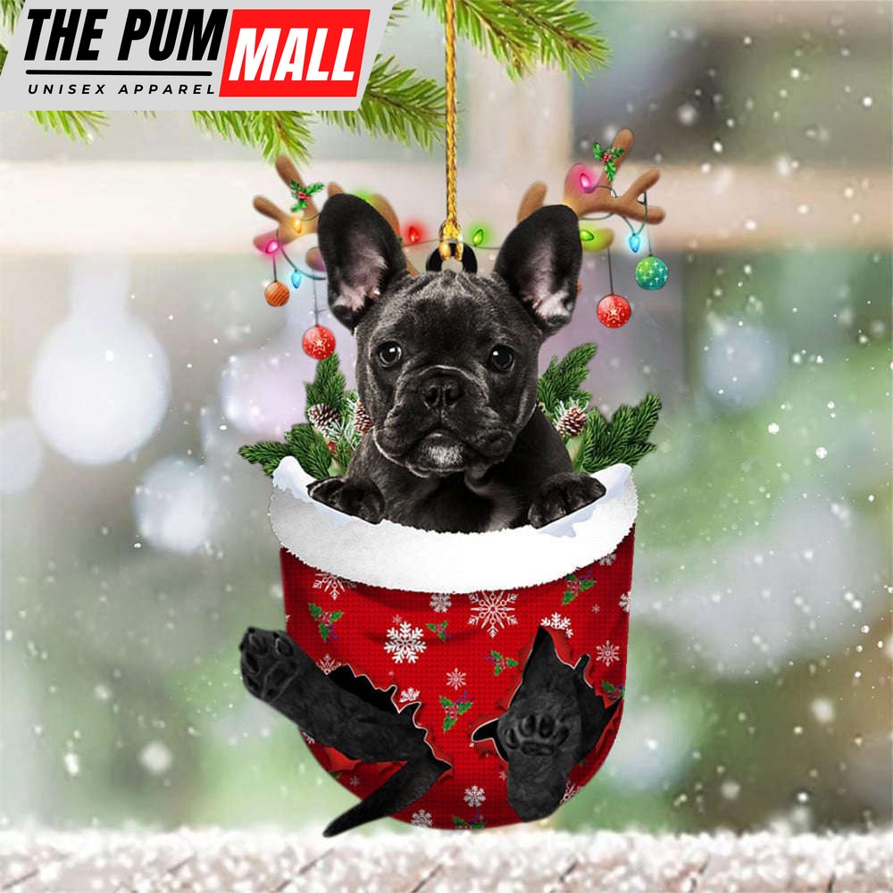 Frenchie Reindeer Ornaments Funny Frenchie Christmas Tree Decorations 2023 Dog Lovers Gifts Limited Edition