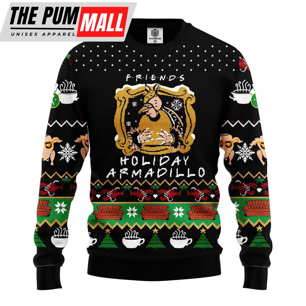 Friends Holiday Ugly Christmas Sweater, Gift For Christmas, Unisex Crewneck Sweater