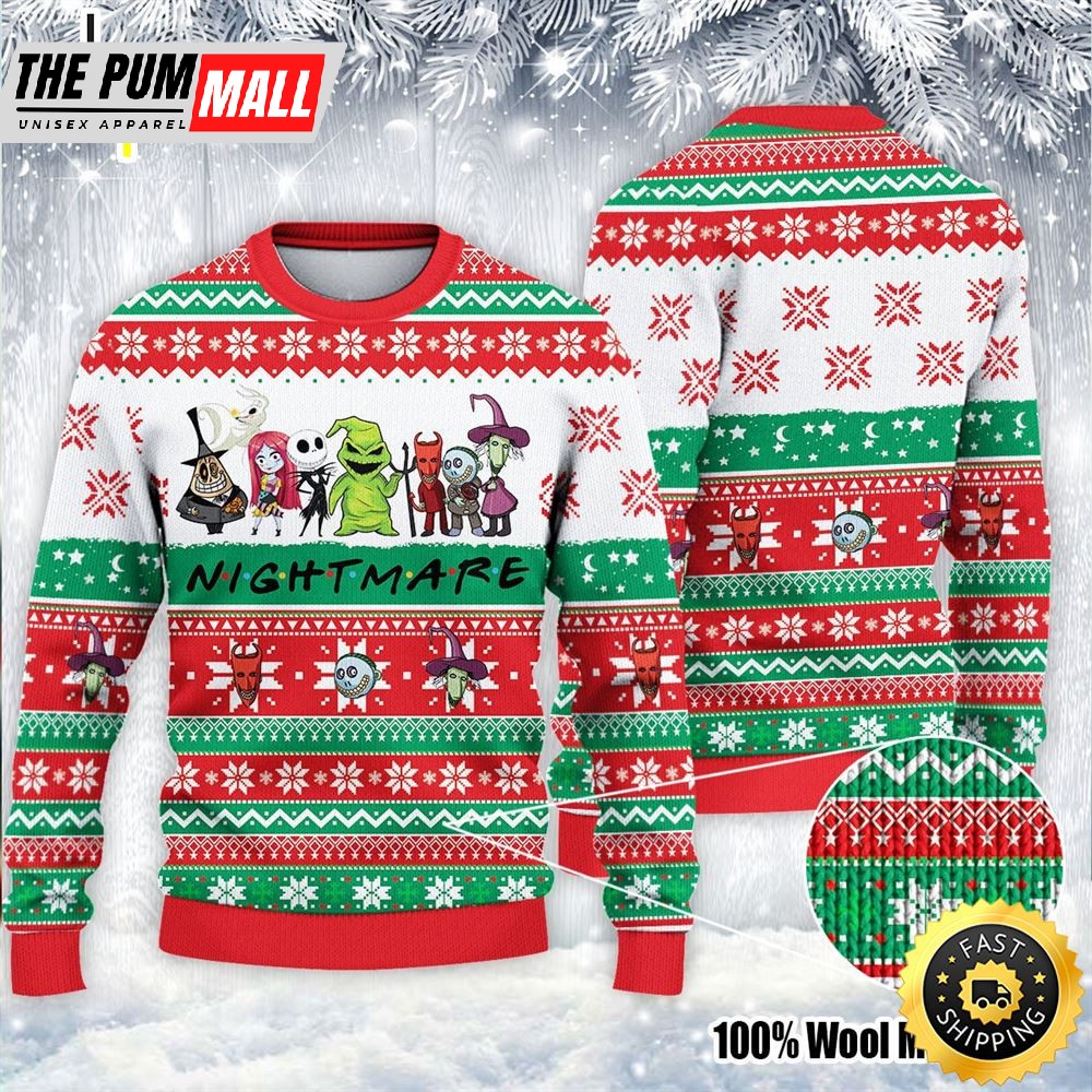 Friends Nightmare Halloween Christmas Ugly Sweater