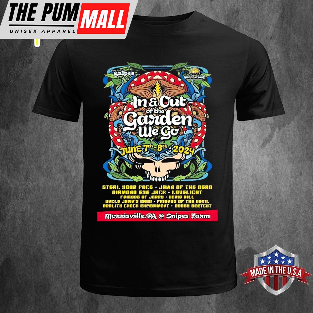 Friends of Jerry Live at Music at Snipes Farm on June 7-8, 2025 Poster Unisex T-Shirt