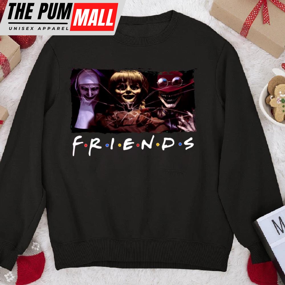 Friends Valak Annabelle The Crooked Man Conjuring Halloween Sweatshirt