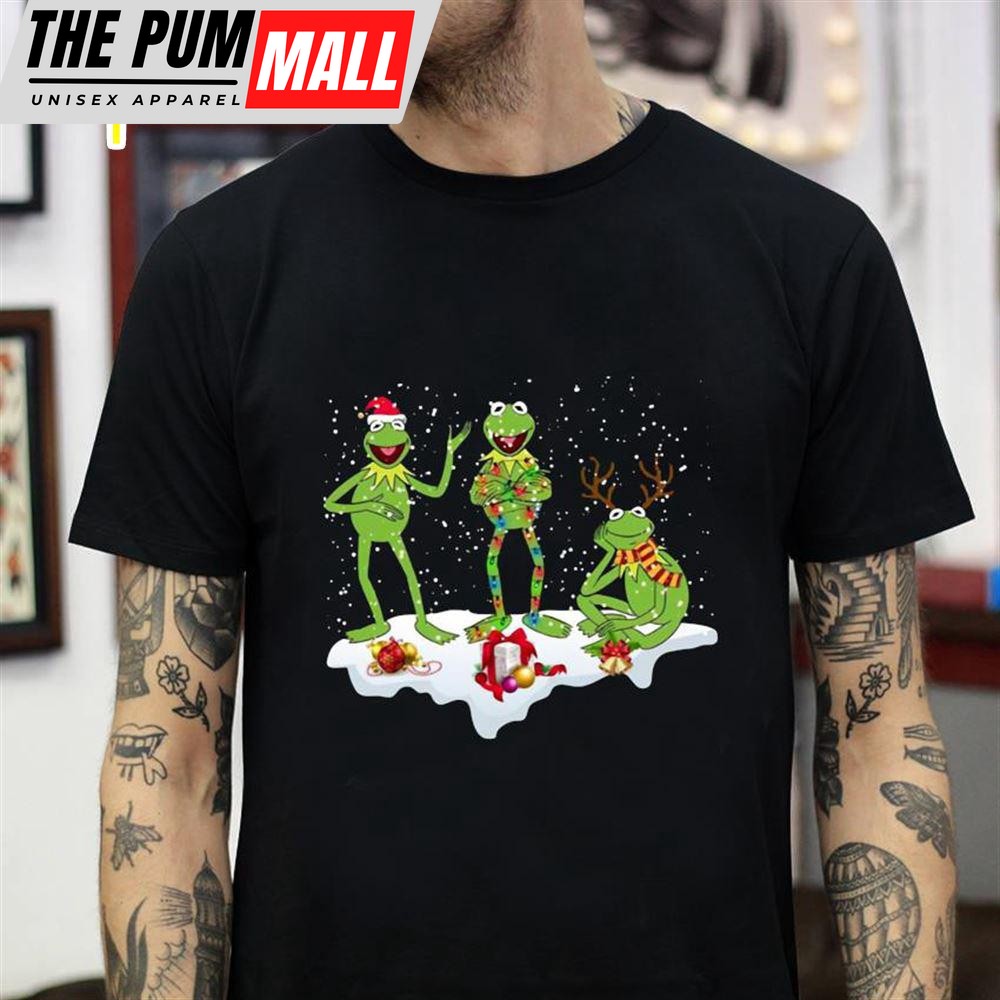 Frog Mashup Santa Merry Christmas T-Shirt